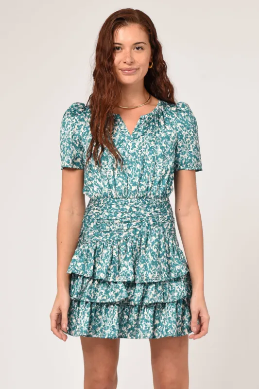 Kariza Tiered Mini Dress sold by Adelyn Rae