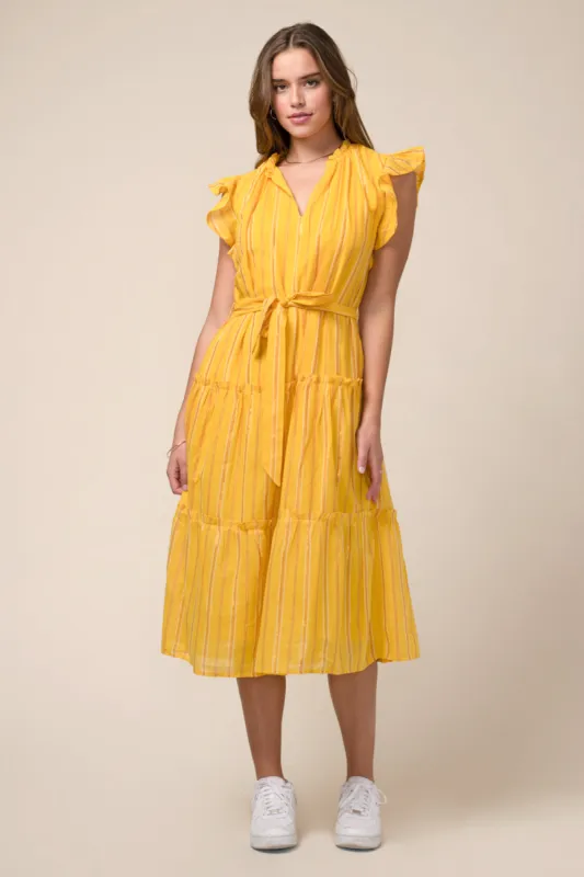 Nina Cotton Midi Dress sold by Adelyn Rae