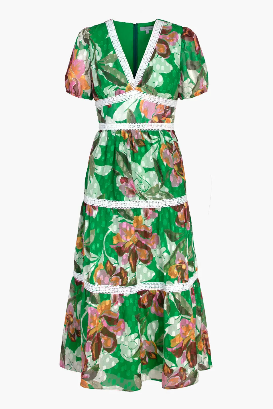 Lian Jacquard Printed Midi Dress - FINAL SALE sold by Adelyn Rae product image thumbnail 3