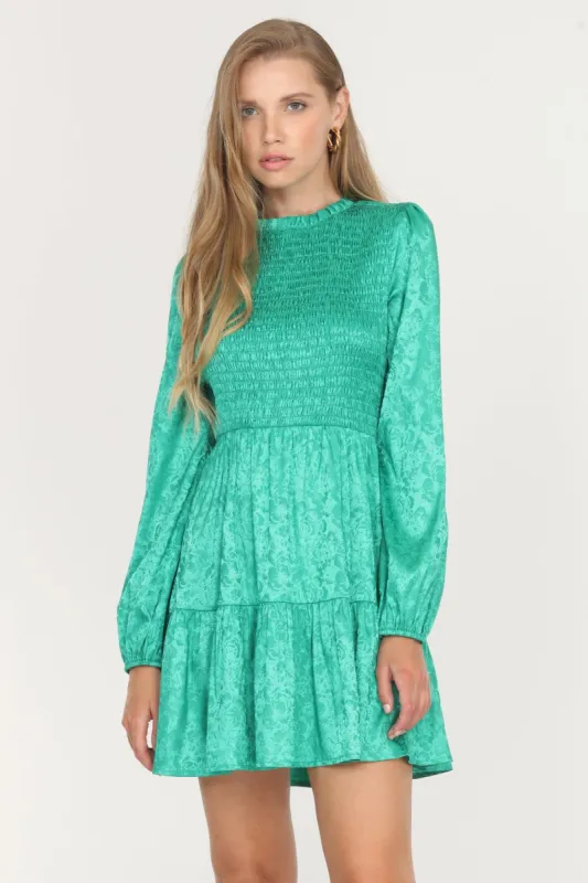 Darlene Jacquard Smocked Dress sold by Adelyn Rae