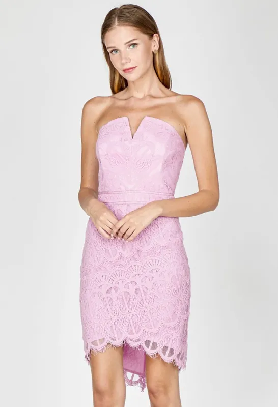 Grace Strapless Midi Dress | Parallel