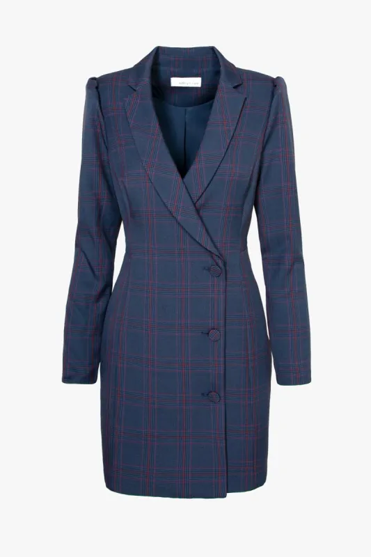 Cora Plaid Blazer made by Adelyn Rae