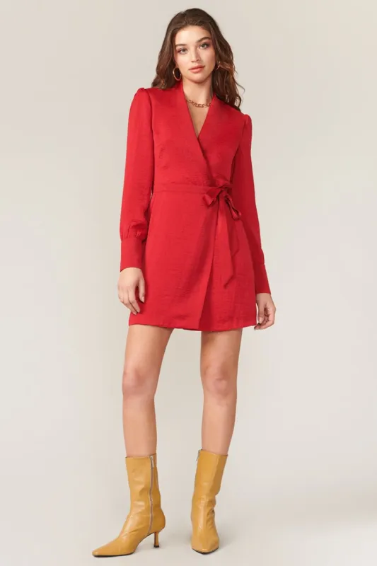 Abby Faux Wrap Short Dress - FINAL SALE sold by Adelyn Rae