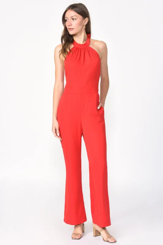 Vena Crepe Halter Jumpsuit - FINAL SALE sold by Adelyn Rae
