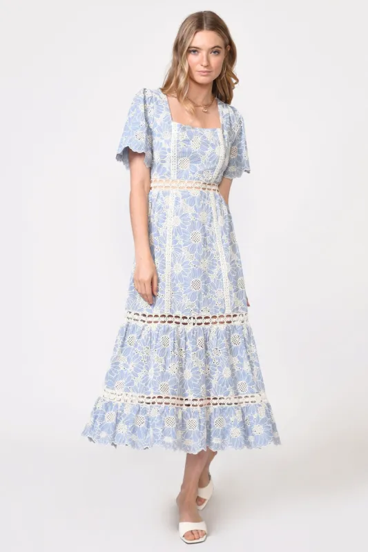 Hilda Embroidered Dress sold by Adelyn Rae