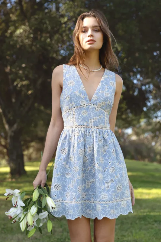 Florence Embroidered Dress sold by Adelyn Rae