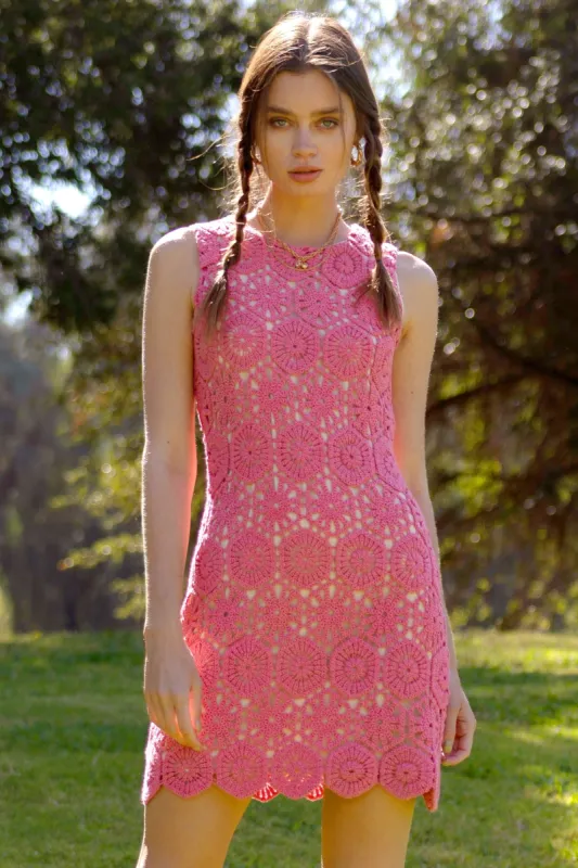 Eunnie Crochet Dress - FINAL SALE sold by Adelyn Rae