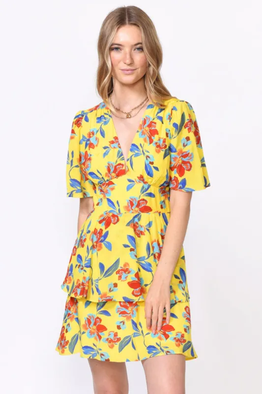 Nonali Tiered Short Dress sold by Adelyn Rae