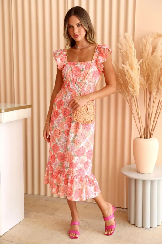 Claudia Eyelet Embroidered Midi Dress sold by Adelyn Rae