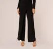 Embellished Jersey Jumpsuit With Asymmetric Neck In Black sold by Adrianna Papell