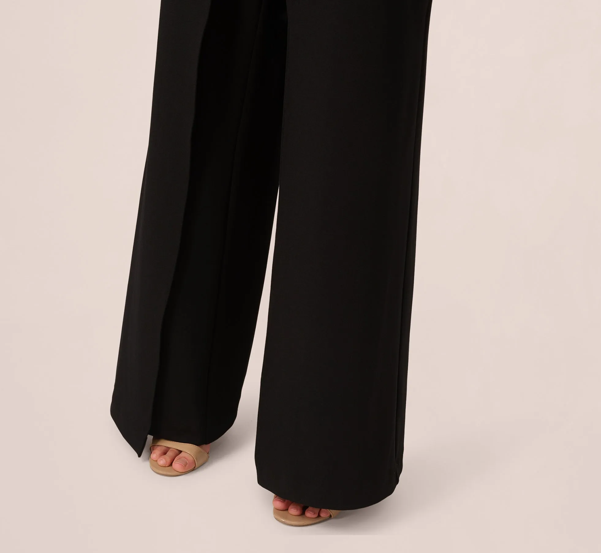 One Shoulder Bow Jumpsuit In Black sold by Adrianna Papell product image thumbnail 4