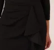 Off The Shoulder Cascading Ruffle Gown In Black sold by Adrianna Papell