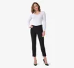 Cropped Tailored Pant With Hardware Detail In Black sold by Adrianna Papell