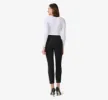 Cropped Tailored Pant With Hardware Detail In Black sold by Adrianna Papell