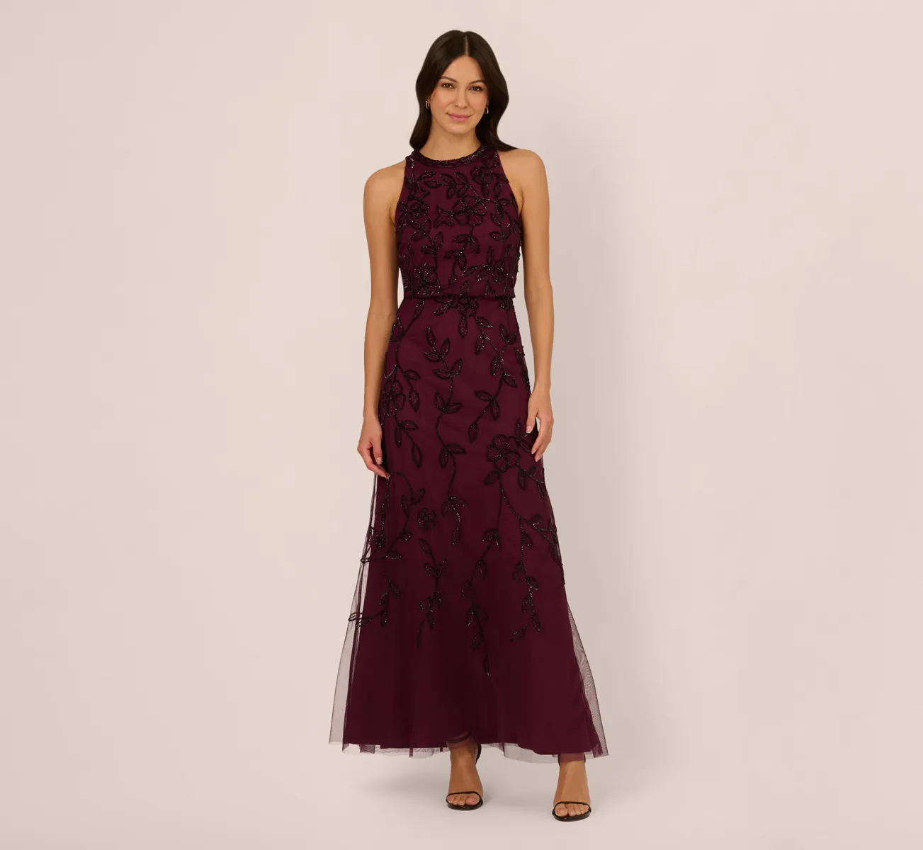 【海外限定】AdriannaPapell ドレス☆Scuba Mermaid Gown, Fuchs ADRIANNA PAPELL Scuba mermaid gown | Harvey Nichols