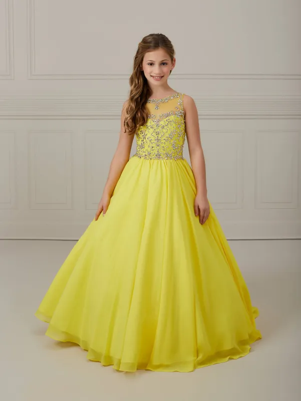 Sleeveless Chiffon Hand-Beaded A-Line Gown sold by Adrianna Papell
