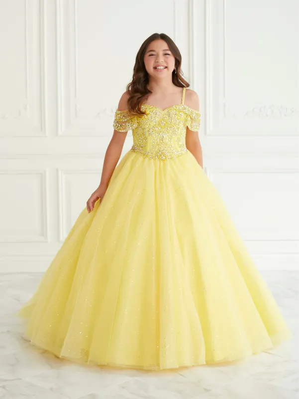 Beaded and Tulle A-Line Gown sold by Adrianna Papell