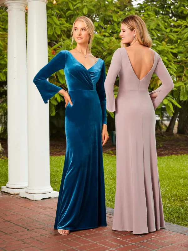 Bell Sleeve Gown sold by Adrianna Papell