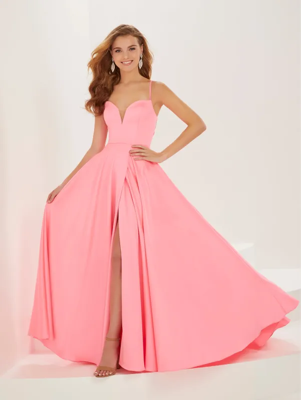 Crepe Satin A-Line Gown sold by Adrianna Papell