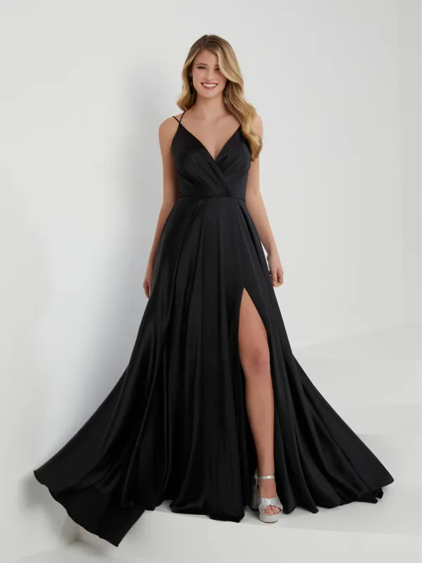 Crepe Satin A-Line Gown sold by Adrianna Papell
