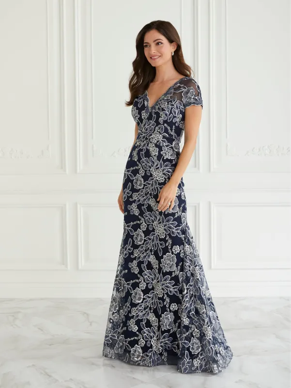 Floral Embroidered Gown sold by Adrianna Papell