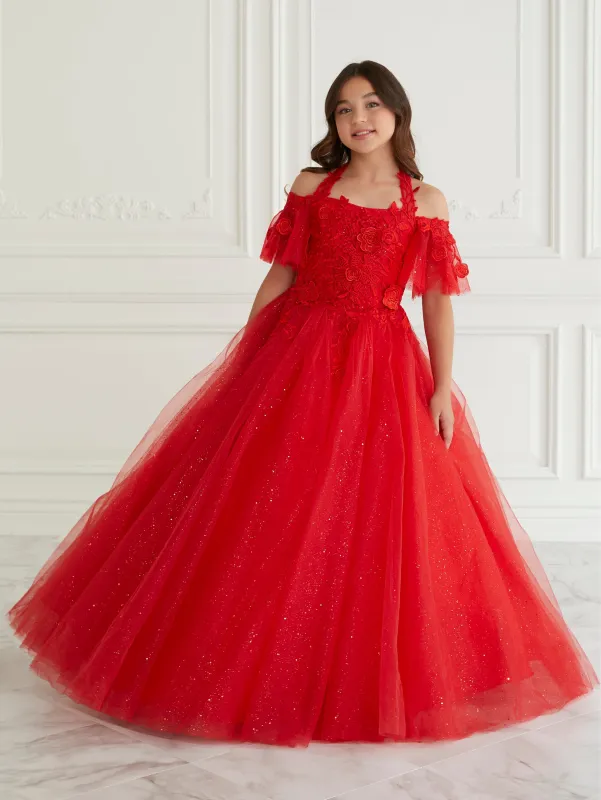 Lace and Tulle Off-The-Shoulder Gown sold by Adrianna Papell