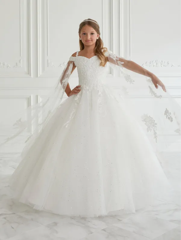 Lace and Tulle Off-The-Shoulder Gown sold by Adrianna Papell