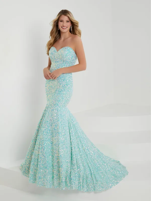 Metallic Sequin Mermaid Gown sold by Adrianna Papell