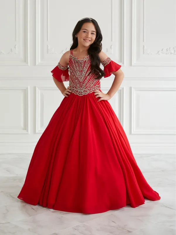 Shimmer Chiffon Halter Gown sold by Adrianna Papell