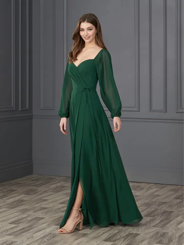 Chiffon Sweetheart Neckline A-Line Gown sold by Adrianna Papell