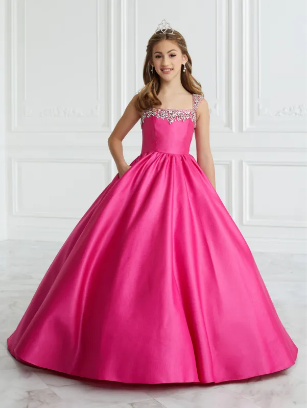 Hand-Beaded and Satin A-Line Gown sold by Adrianna Papell