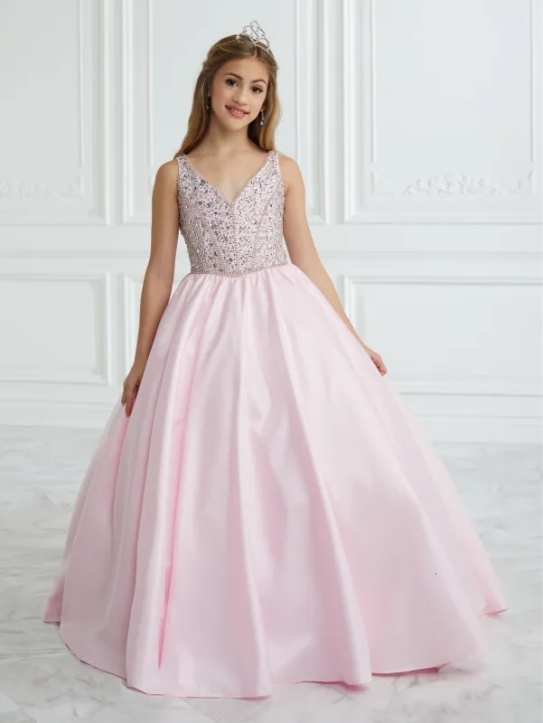 Hand-Beaded and Satin A-Line Gown sold by Adrianna Papell