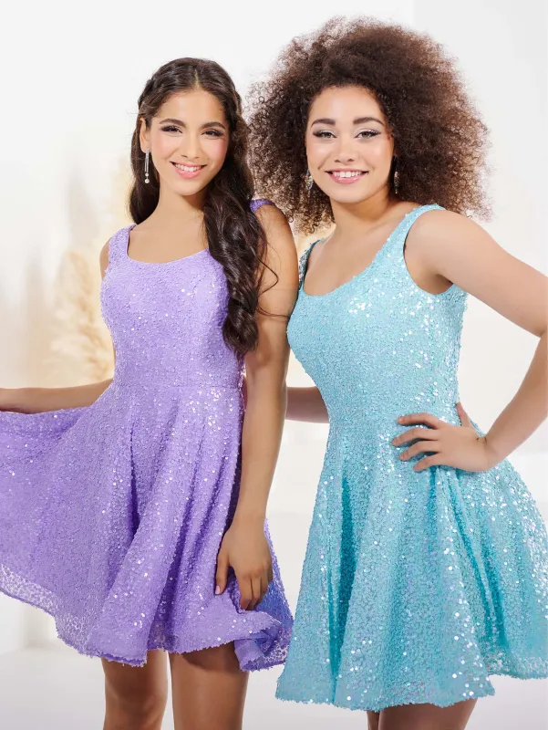 Hand-Sequined Short A-Line Dress sold by Adrianna Papell