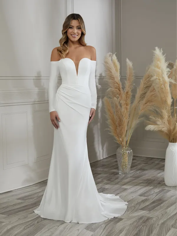 Off-The-Shoulder Sheath Gown sold by Adrianna Papell