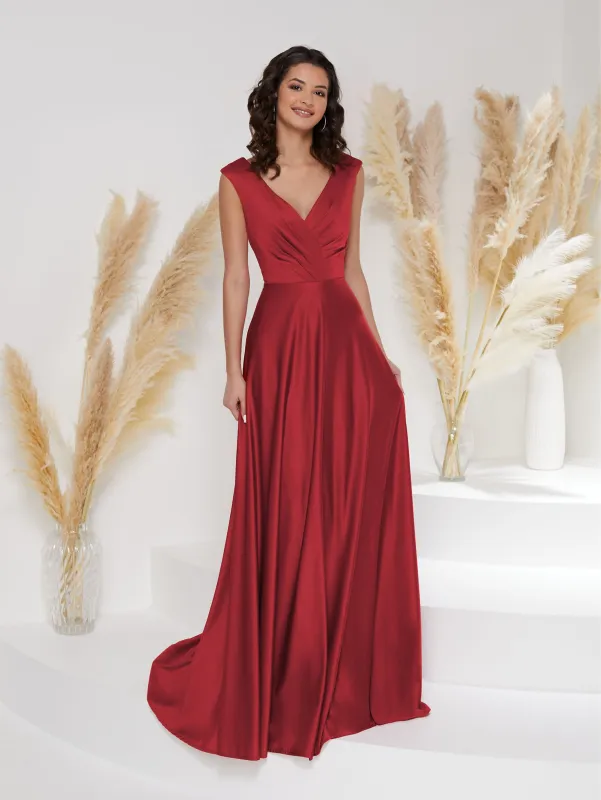 Pleated A-Line Gown with Sweep Train sold by Adrianna Papell