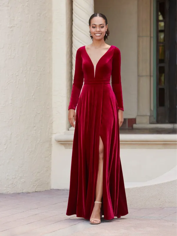 Velvet A-Line Gown sold by Adrianna Papell