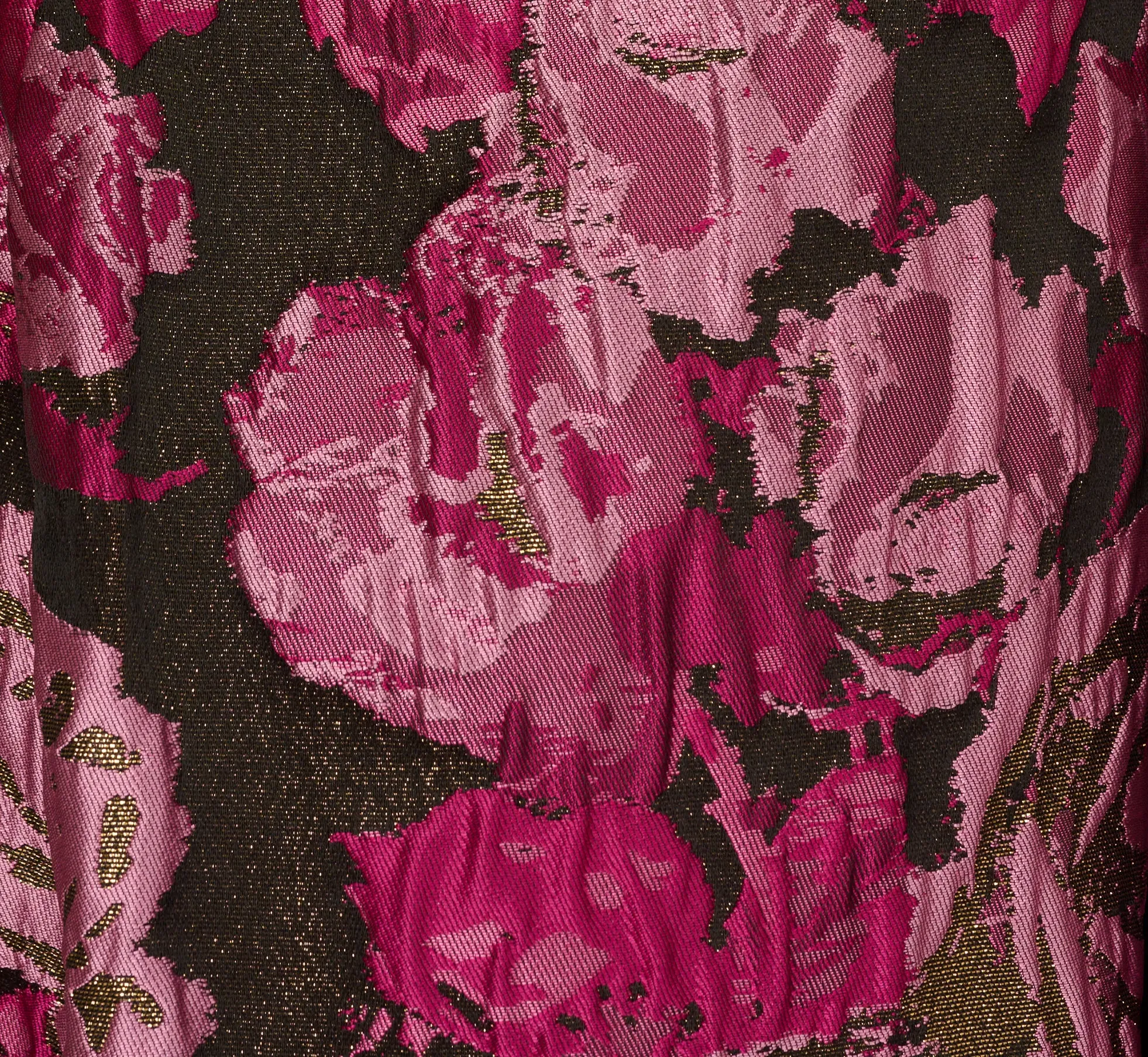 Rose Jacquard Envelope Back Dress In Pink Black Multi sold by Adrianna Papell product image thumbnail 3