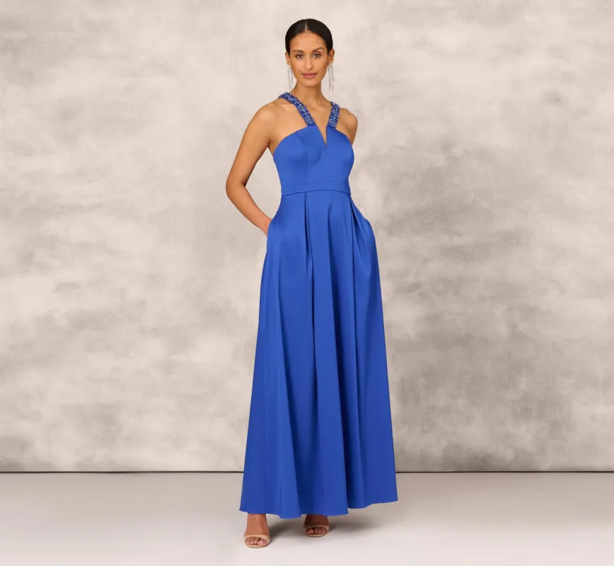 BCBGMaxAzria Phoenix Plunging V-Neck Gown | Parallel