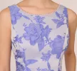 Floral Jacquard Fit And Flare Dress With Midi Skirt In Peri Cruise sold by Adrianna Papell