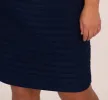 Plus Size Cowl Neck Jersey Dress With Banded Skirt In Midnight sold by Adrianna Papell