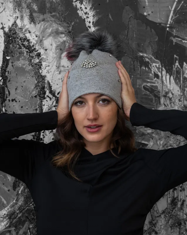 FINAL SALE - Crystal Embellished Star Hat sold by Adrienne Landau