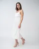 Pleated Tie Waist Sleeveless Dress sold by Adrienne Landau