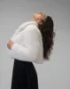 FINAL SALE - Opal Cropped Faux Fur Jacket sold by Adrienne Landau