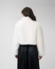 FINAL SALE - Opal Cropped Faux Fur Jacket sold by Adrienne Landau