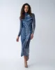 FINAL SALE - Mock Neck Evening Dress sold by Adrienne Landau