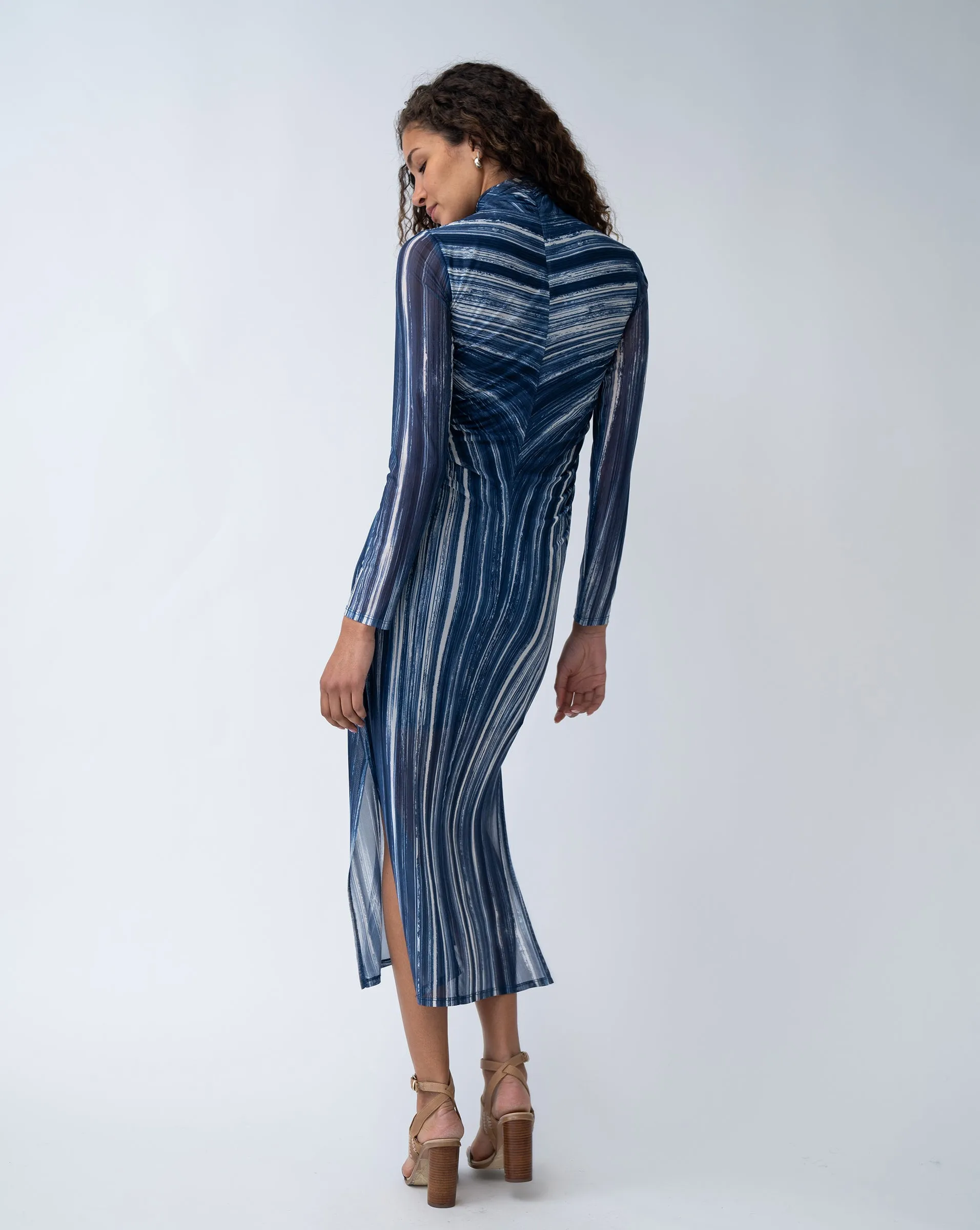 FINAL SALE - Mock Neck Evening Dress sold by Adrienne Landau product image thumbnail 5