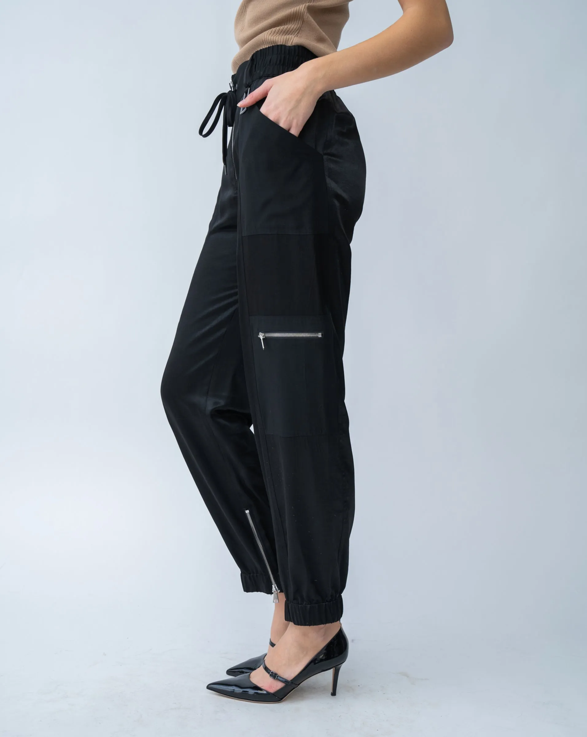 Final Sale - Sandwashed Cargo Jogger Pant sold by Adrienne Landau product image thumbnail 2