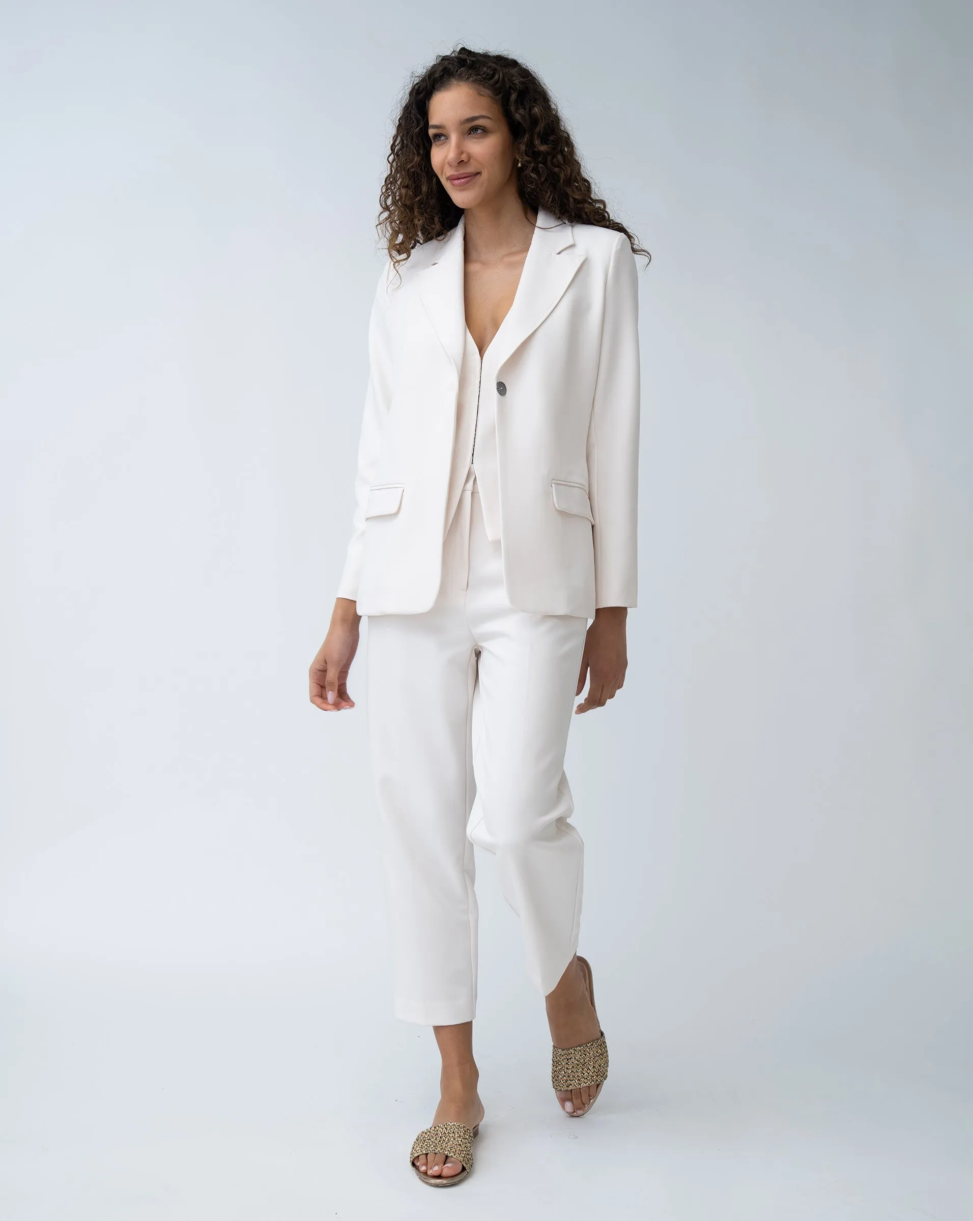 Notch Collar Blazer sold by Adrienne Landau product image thumbnail 2