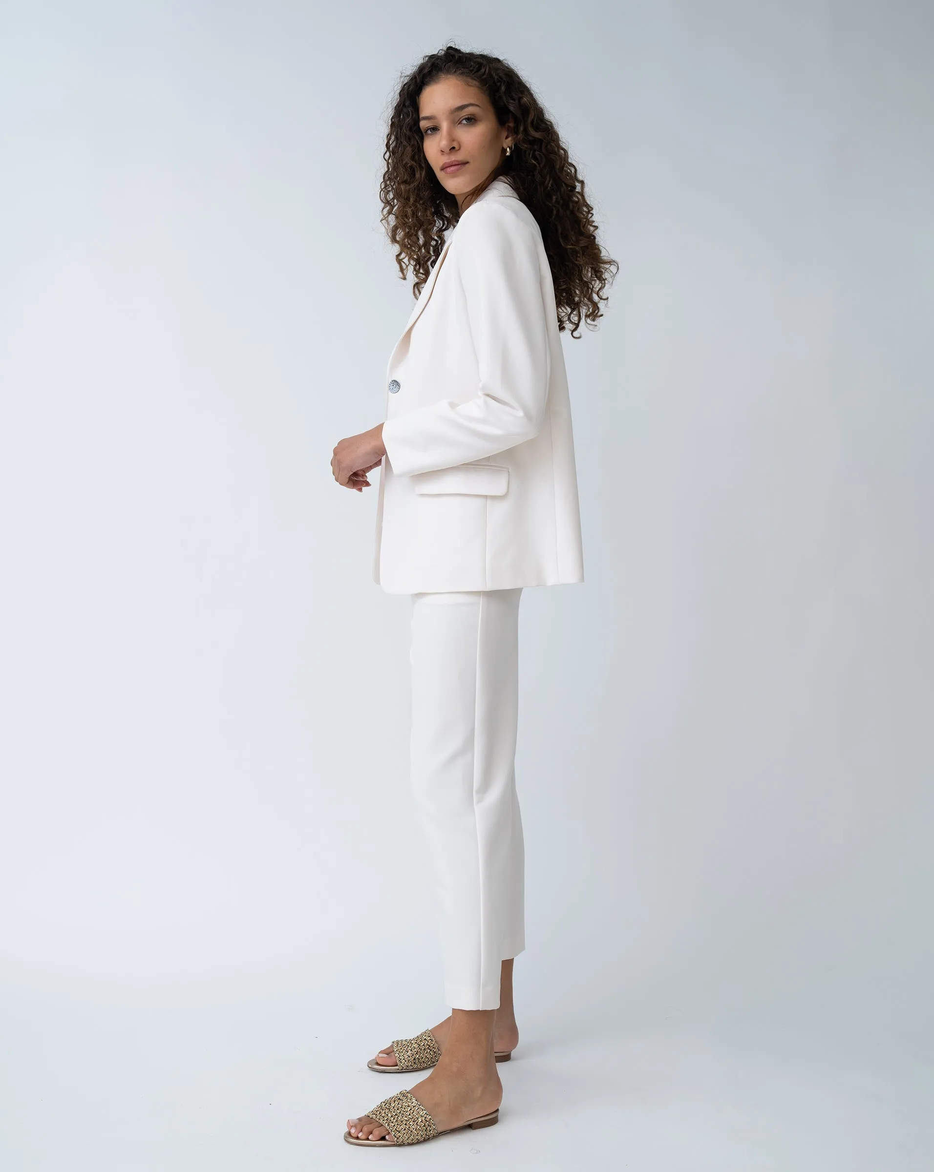 Notch Collar Blazer sold by Adrienne Landau product image thumbnail 4