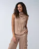 Slit Detail Mock Neck Top sold by Adrienne Landau